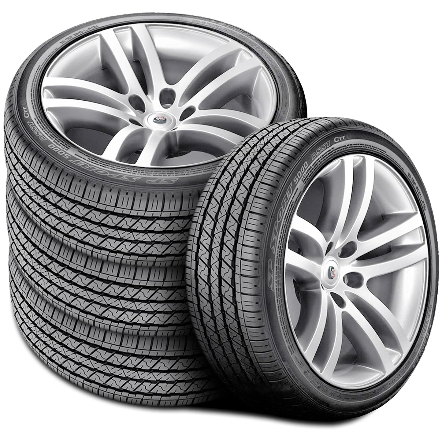 4 Tires Dunlop SP Sport 5000 DSST CTT 245/40R19 94V A/S Performance Run Flat